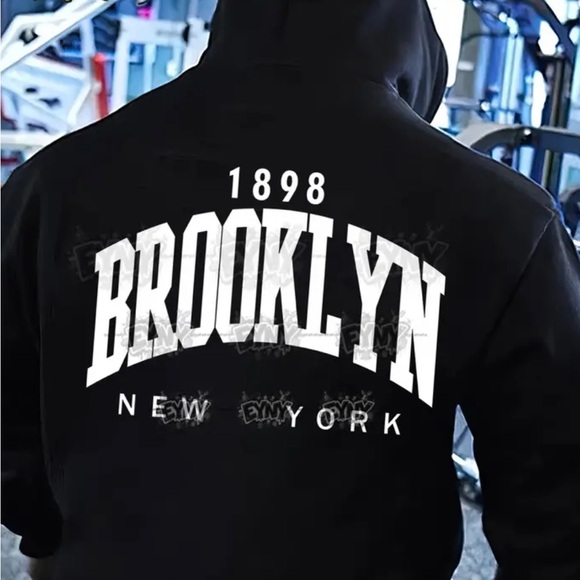 Navy Brooklyn Hoodie - Picture 3 of 7
